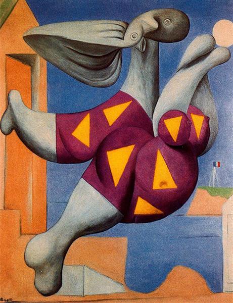 Pablo Picasso Classical Oil Painting Bather With Beach Ball